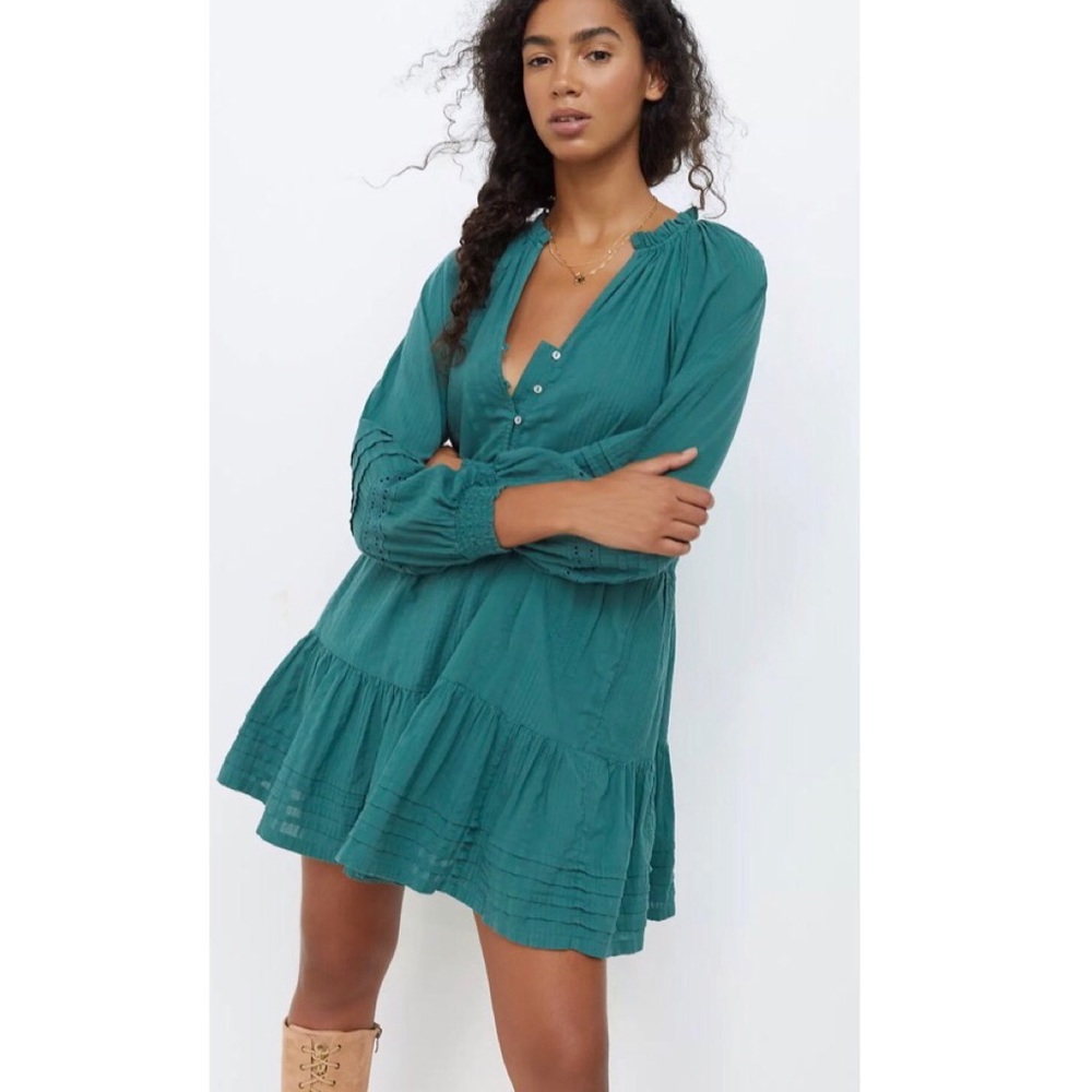 NWT Anthropologie Carrie Tiered Tunic Dress - Picture 3 of 9